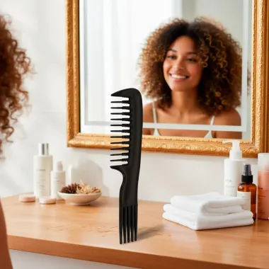 Pente de Cabelo Zalike Jacar&eacute; Dentes Serrilhado 107 Cores Sortidas 1 Unidade