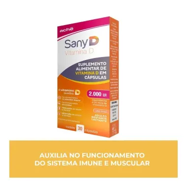 Sany D 2.000UI com 30 C&aacute;psulas Moles
