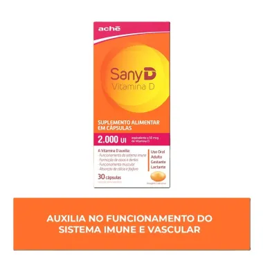 Sany D 2.000UI com 30 C&aacute;psulas Moles