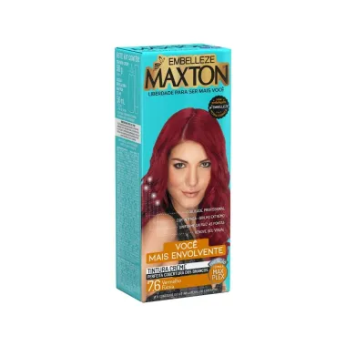 Tintura Creme Maxton Vermelho Fúcsia 7.6