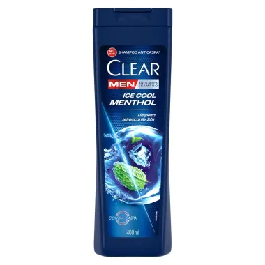 Shampoo Clear Men Ice Cool Menthol 400ml