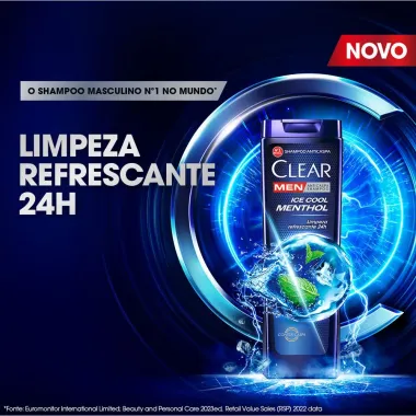 Shampoo Clear Men Ice Cool Menthol 400ml