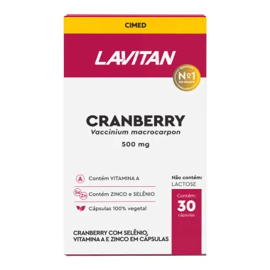 Lavitan Cranberry com 30 Cápsulas