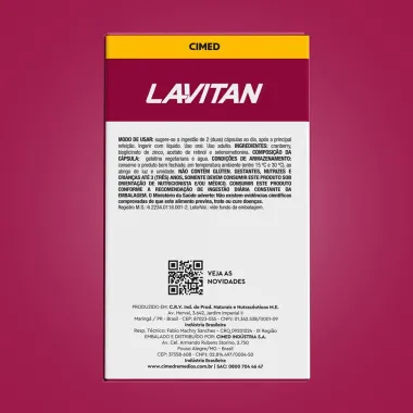 Lavitan Cranberry com 30 Cápsulas