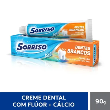 Creme Dental Sorriso Dentes Brancos 90g