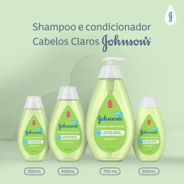 Shampoo Johnson's Baby Cabelos Claros 400ml