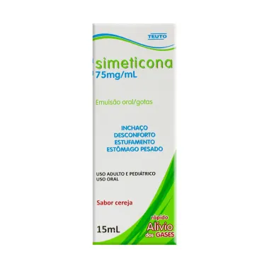 Simeticona 75mg/ml Teuto Gotas com 15ml