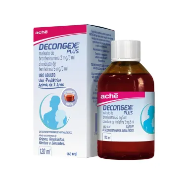 Decongex Plus Infantil Xarope com 120ml