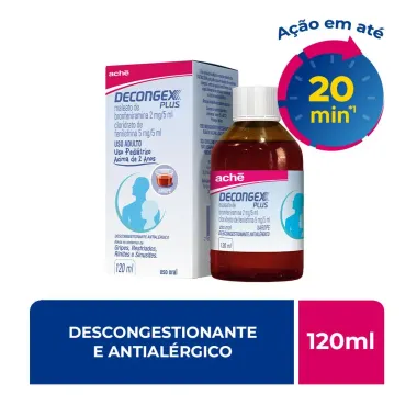 Decongex Plus Infantil Xarope com 120ml