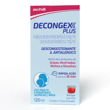 Decongex Plus Infantil Xarope com 120ml