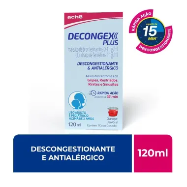 Decongex Plus Infantil Xarope com 120ml