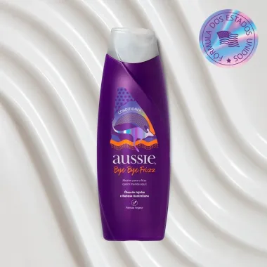 Condicionador Aussie Bye Bye Frizz Maciez e Brilho 360ml