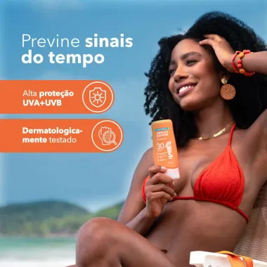Protetor Solar FPS 30 Cenoura e Bronze 200ml
