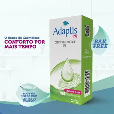 Adaptis 1% Col&iacute;rio com 10ml