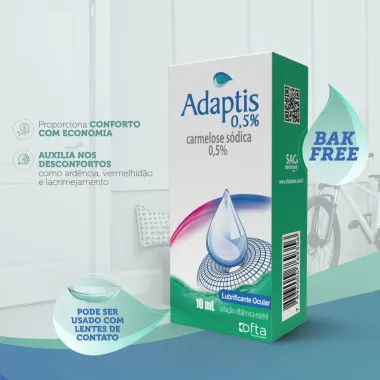 Adaptis 0,5% Col&iacute;rio com 10ml