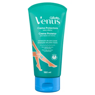Creme Protetor para Depila&ccedil;&atilde;o Gillette Venus com &Oacute;leo de Am&ecirc;ndoas 150ml