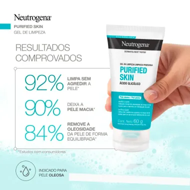 Neutrogena Purified Skin Gel Limpeza Profunda 60g