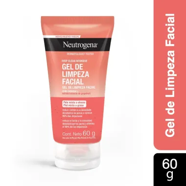 Neutrogena Deep Clean Intensive Grapefruit Gel de Limpeza Facial 60g