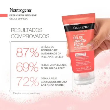 Neutrogena Deep Clean Intensive Grapefruit Gel de Limpeza Facial 60g