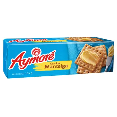 Biscoito Aymoré Cracker Manteiga 164g