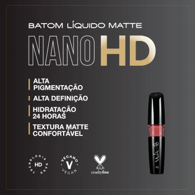 Batom Líquido Vult Nano HD