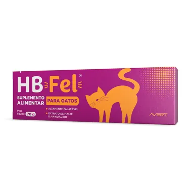 HB Fel Suplemento Alimentar para Gatos 70g