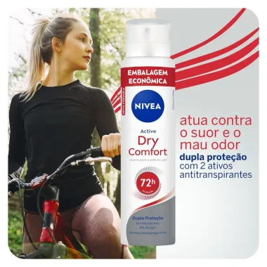 Desodorante Nivea Active Dry Comfort Aerosol Antitranspirante 200ml