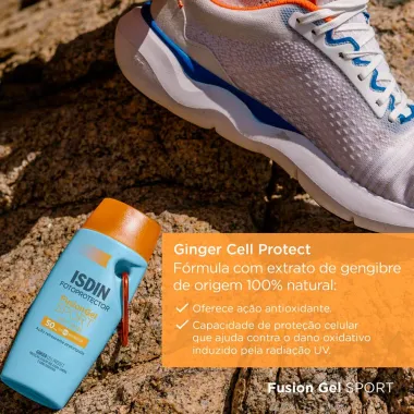 Protetor Solar Corporal Isdin Fusion Gel Sport Wet Skin FPS 50 89,5g
