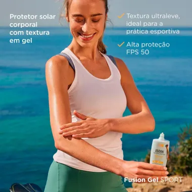 Protetor Solar Corporal Isdin Fusion Gel Sport Wet Skin FPS 50 89,5g