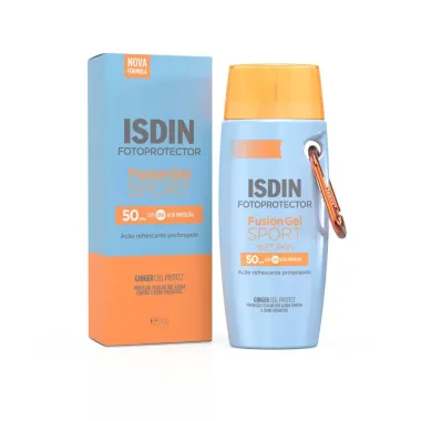 Protetor Solar Corporal Isdin Fusion Gel Sport Wet Skin FPS 50 89,5g