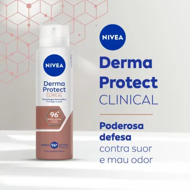 Desodorante Nivea Derma Protect Clinical Antitranspirante Aerossol 150ml