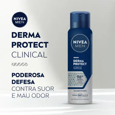 Desodorante Nivea Men Derma Protect Clinical Antitranspirante Aerosol 150ml