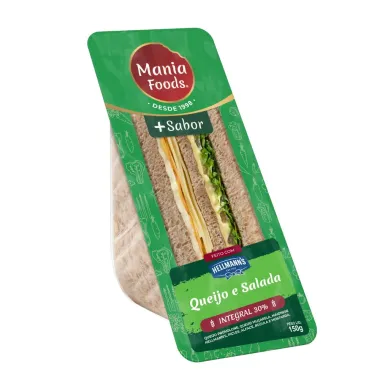 Sanduiche Mania Lanches Integral Vegetariano