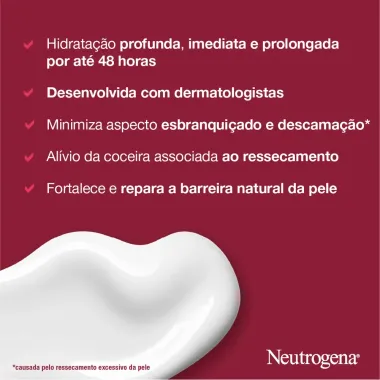 Hidratante Corporal Intensivo Neutrogena Norwegian com fragrância 400mL