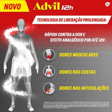 Advil 12H 600mg com 12