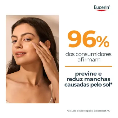 Protetor Solar Facial Eucerin Sun Pigment Control Tinted Gel Creme Anti Pigment M&eacute;dio FPS 70 50ml