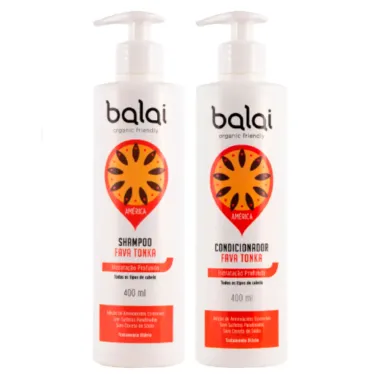 Shampoo e Condicionador Balai Fava Tonka 400ml cada