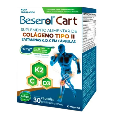 Beserol Cart com 30 Cápsulas Gelatinosas Moles