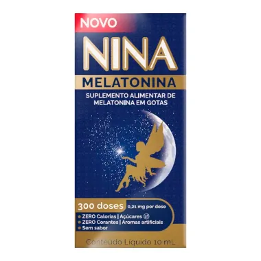 Nina Melatonina Gotas com 10ml