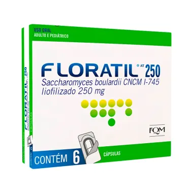 Floratil AT 250mg 6 Cápsulas