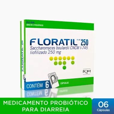 Floratil AT 250mg 6 Cápsulas