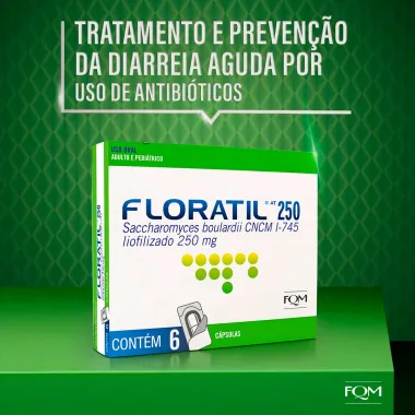 Floratil AT 250mg Cápsulas