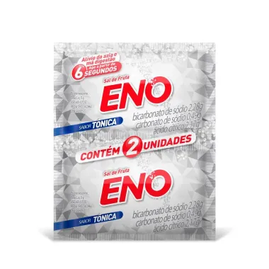 Sal de Fruta Eno Sabor Tônica com 2 Envelopes de 5g cada
