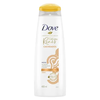 Shampoo Baixo Sulfato Dove Texturas Reais Cacheados 400ml