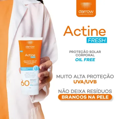 Protetor Solar Actine Fresh Corporal FPS 60 150g