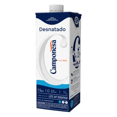 Leite UHT Camponesa Desnatado 1L