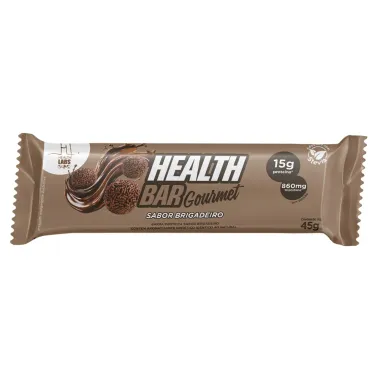 Barra de Prote&iacute;na Health Labs Health Bar Gourmet Brigadeiro 45g