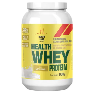 Health Whey Protein Health Labs Sabor Leite Ninho 900g