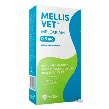 Mellis Vet 0,5mg para Cães de 5 a 10Kg com 10 Comprimidos