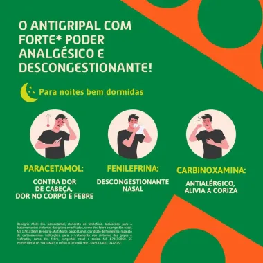 Benegrip Multi Noite com 12 Comprimidos